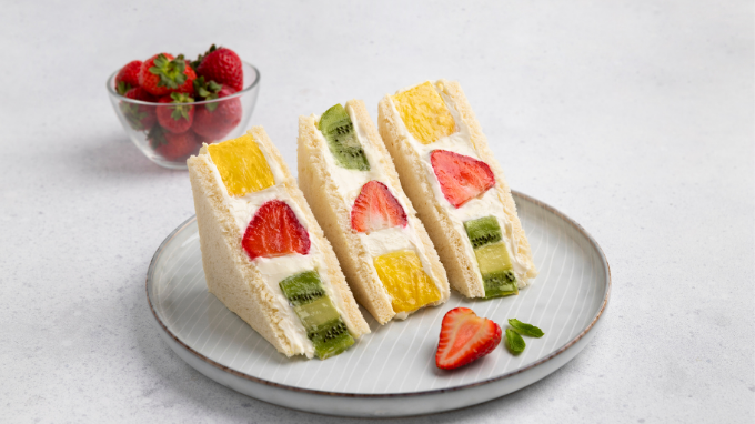 Resep Fruit Sandwich Ala Jepang Yang Cantik Dan Mewah